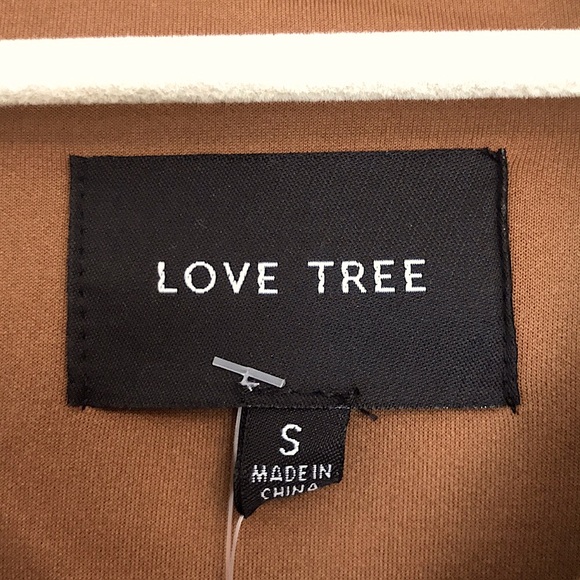Love Tree Faux Suede Shirt/Jacket - Picture 4 of 11